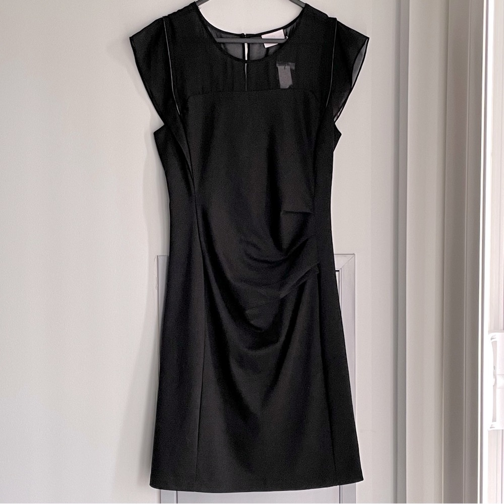 NWT KAFFE Elegant Black Sleeveless Dress